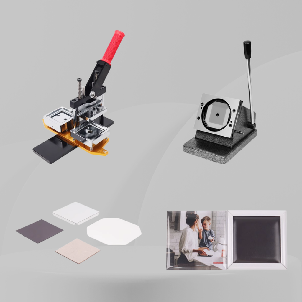 63.5x63.5MM (2.5"x2.5") Pro Magnets Machine Kit Set
