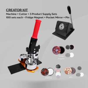 58mm 10-in-1 Badge Machine Kit