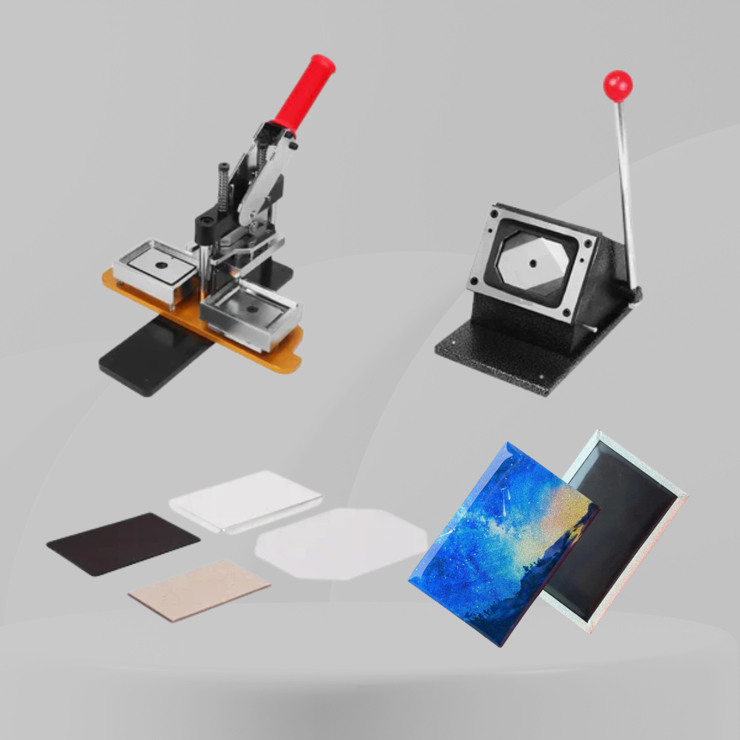 80x53MM (3"x2") Pro Magnets Machine Kit Set