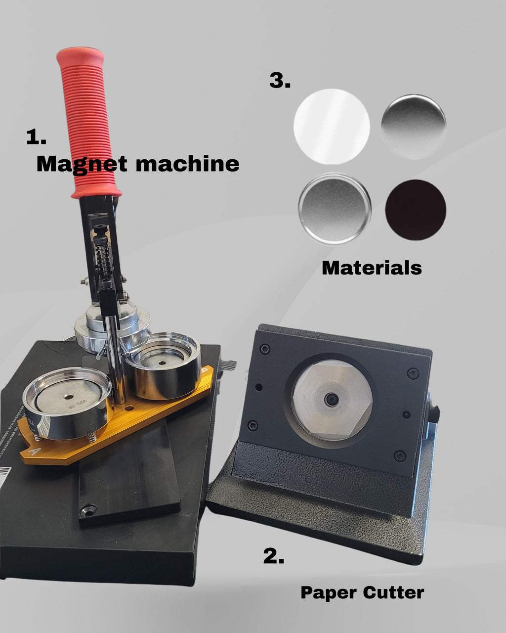 Pro 58mm Magnet Maker Machine Kit Set