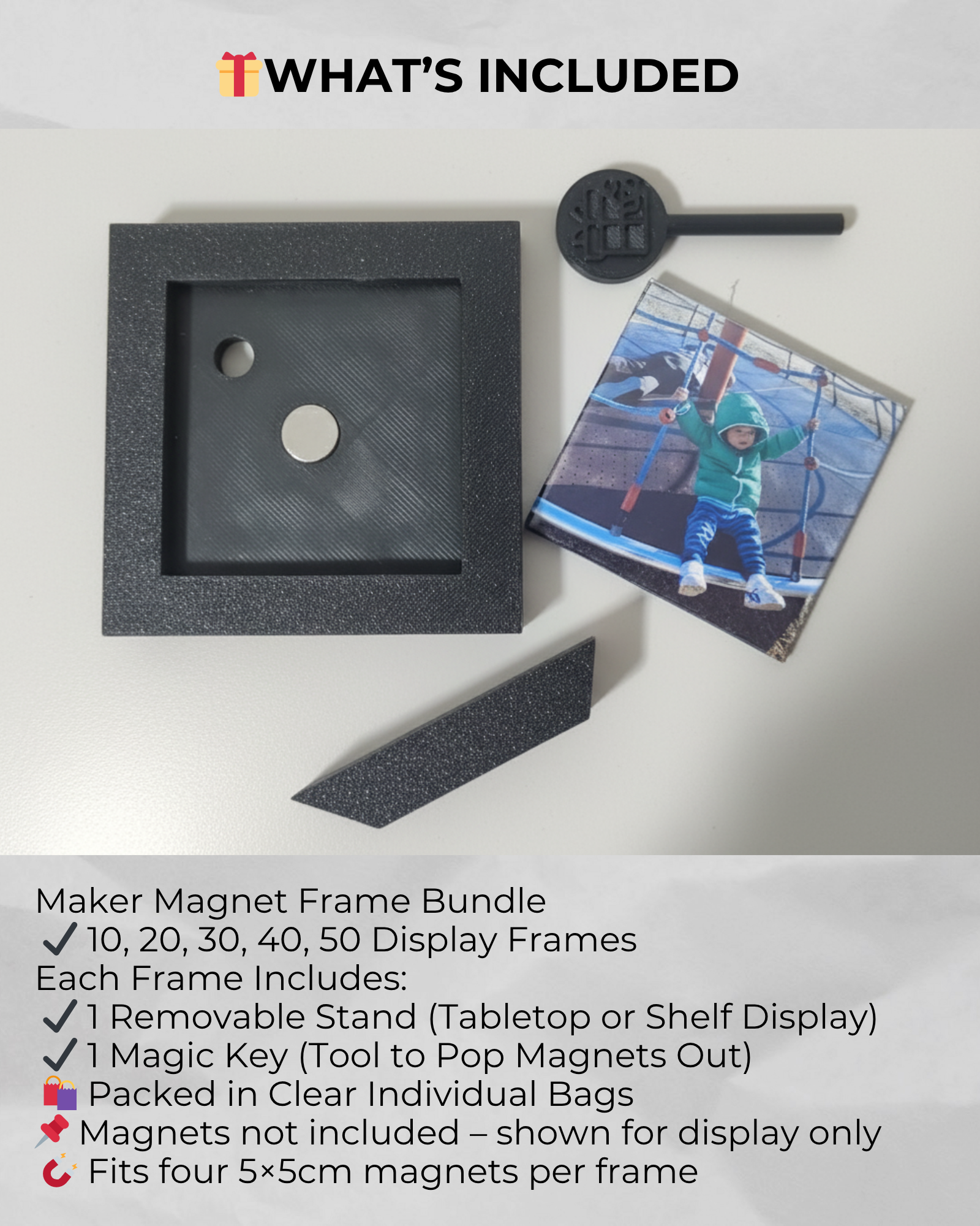 Wholesale bundle Photo Magnet Frame - Fit one photo magnet