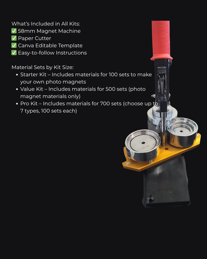 TREASURETOOL 9-in-1 Badge Making Machine 58mm