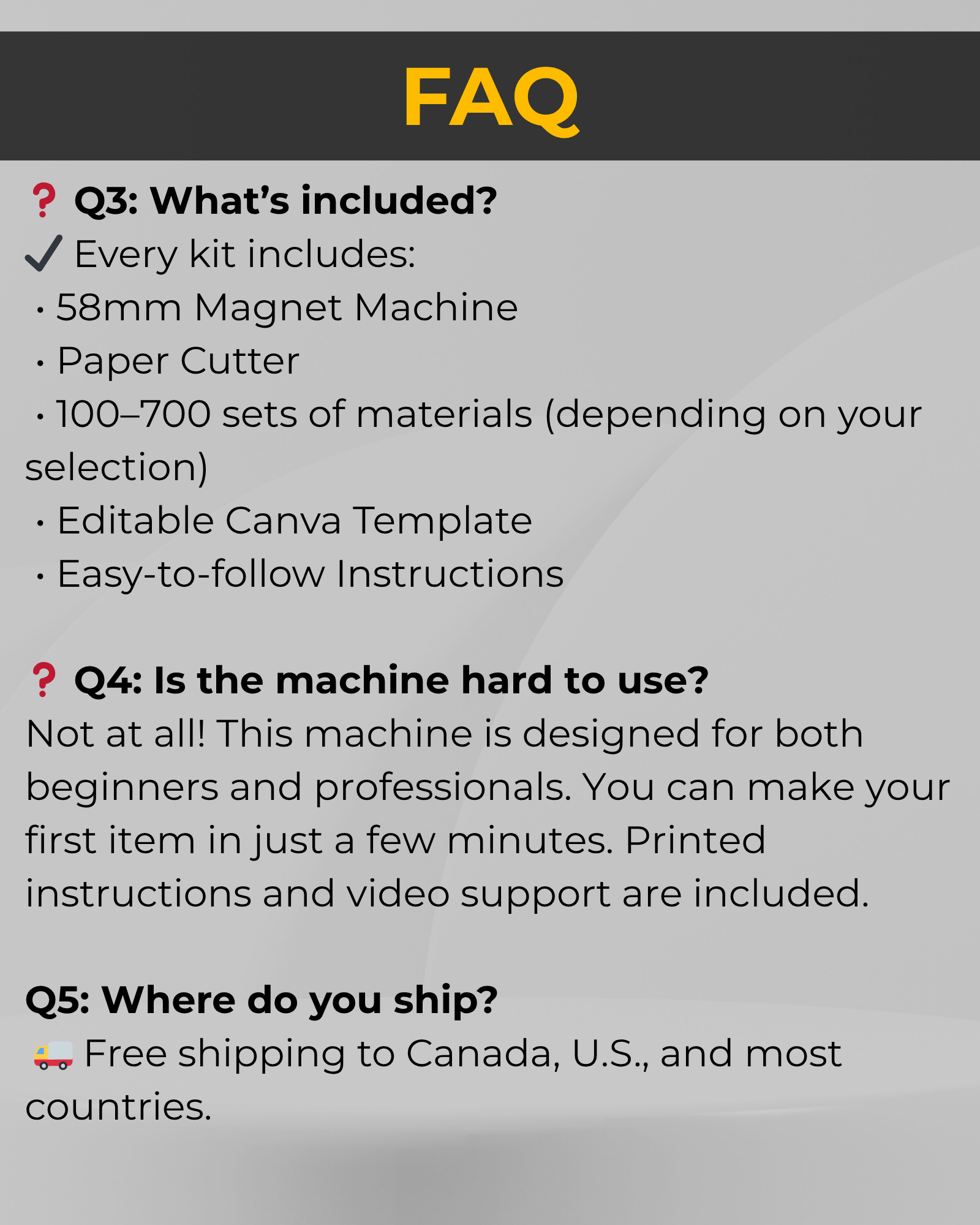 58mm 9-in-1 Badge Making Machine Kit
