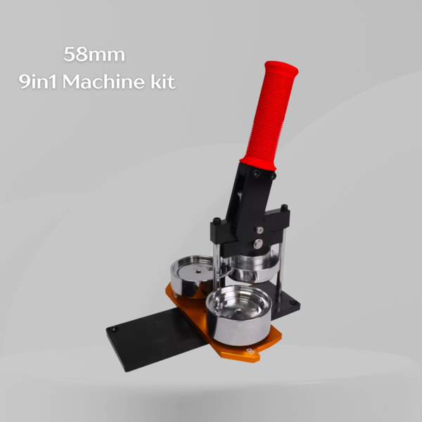 58mm 9-in-1 Badge Machine Kit