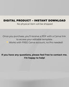 5x5cm (2x2") Square Fridge Magnet Canva Template |  Printable Design for Magnet Machine Users (Commercial Use)