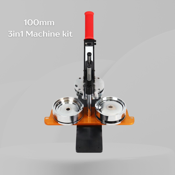 100mm 3-in-1 Badge Machine Kit