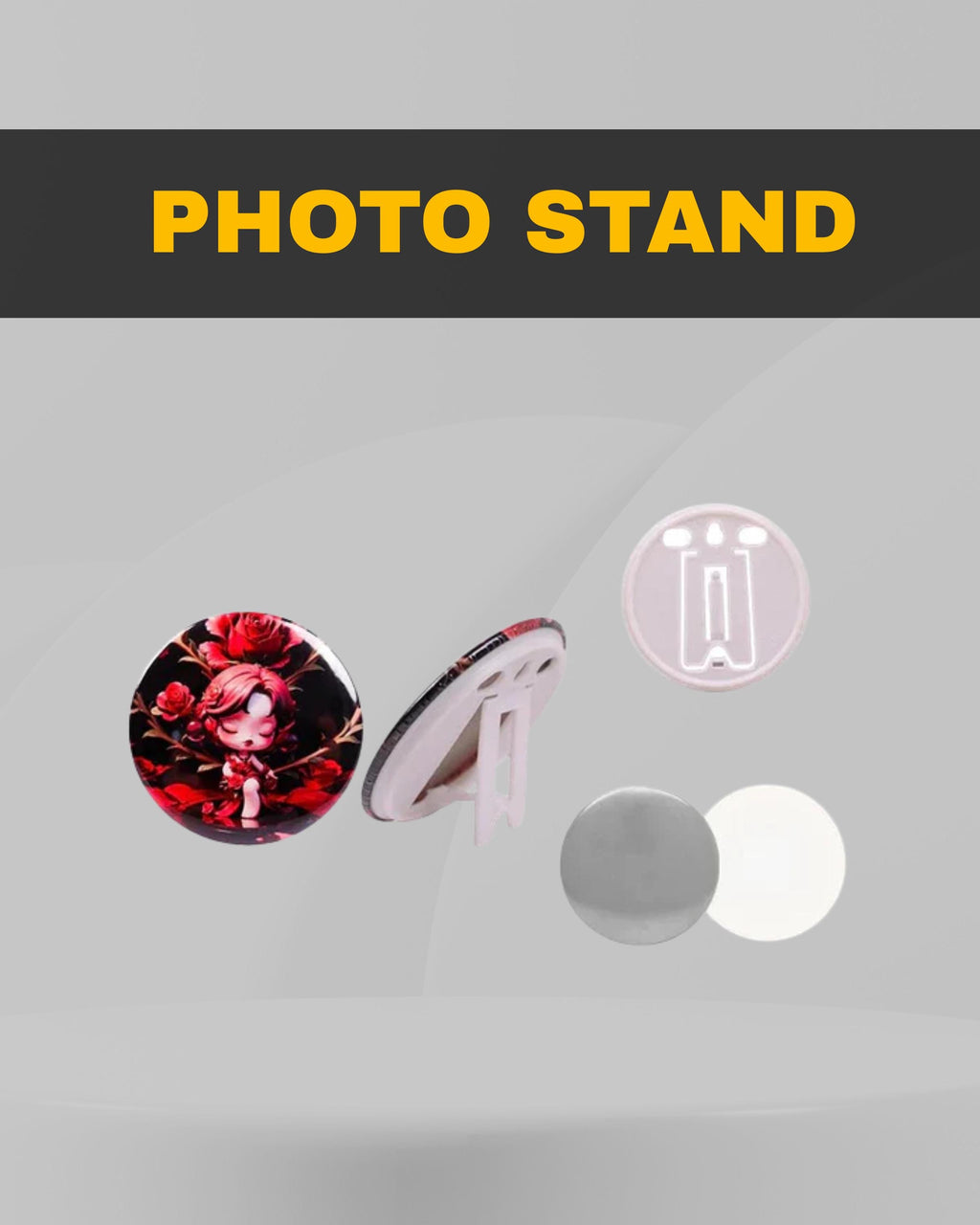 700pcs Mixed 58mm Button Supplies | Magnet, Mirror, Pin, Keychain, Opener | Magnet Kit for Small Business & Gift | Market, Wedding business