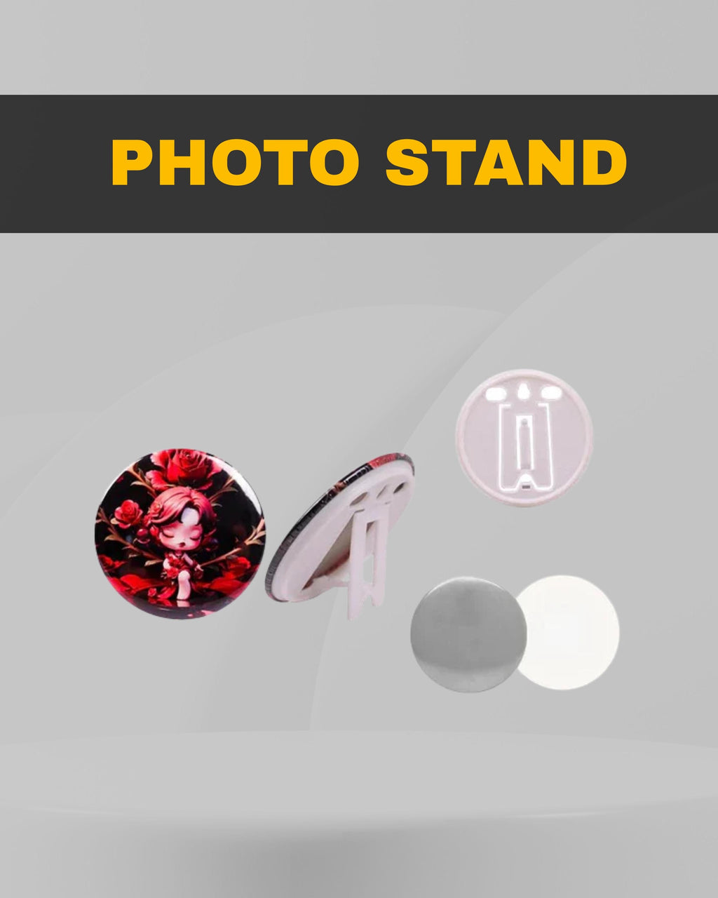 700pcs Mixed 58mm Button Supplies | Magnet, Mirror, Pin, Keychain, Opener | Magnet Kit for Small Business & Gift | Market, Wedding business