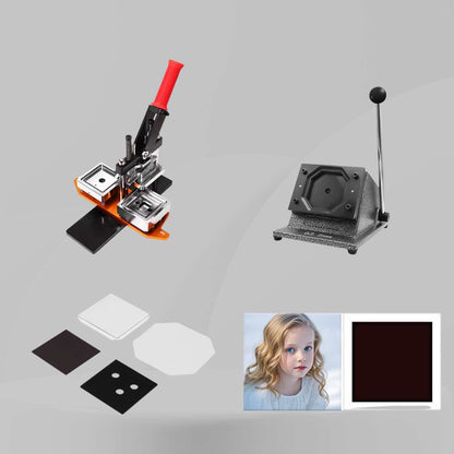 TREASURETOOL 63.5x63.5MM (2.5"x2.5") Magnets Machine Kit With Materials