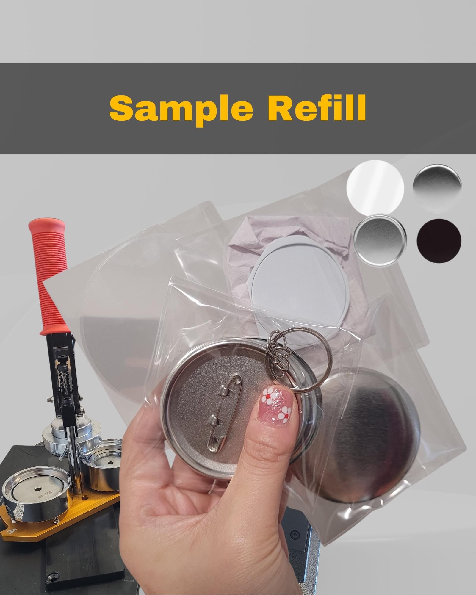 Refill Sample Pack – 58mm round machine supplies